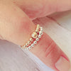 Sterling Silver & Gold Ring Stack