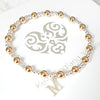 Personalised Silver & Gold Initial Bracelet