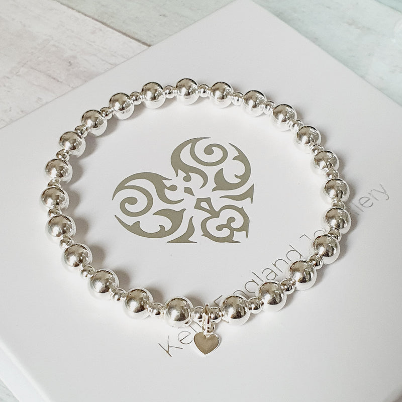 All Sterling Silver Bracelet Stack