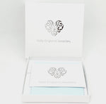 20th Birthday! Sterling Silver Floating Heart Bracelet