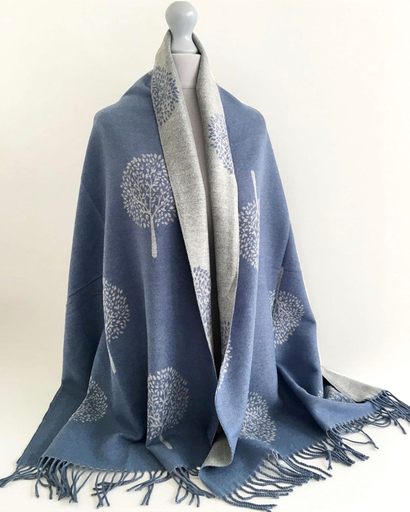 Cashmere Blend Tree Of Life Scarf