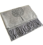 Cashmere Blend Tree Of Life Scarf