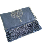 Cashmere Blend Tree Of Life Scarf