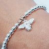 Bumble Bee Silver Bracelet