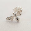 Sterling Silver Bee Stud Earrings