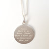 Sister Inscription Necklace