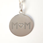 Mum Inscription Necklace