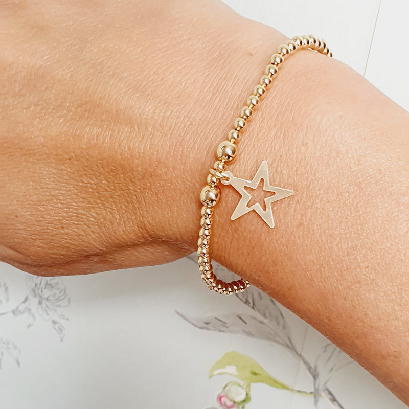 Gold Star Bracelet