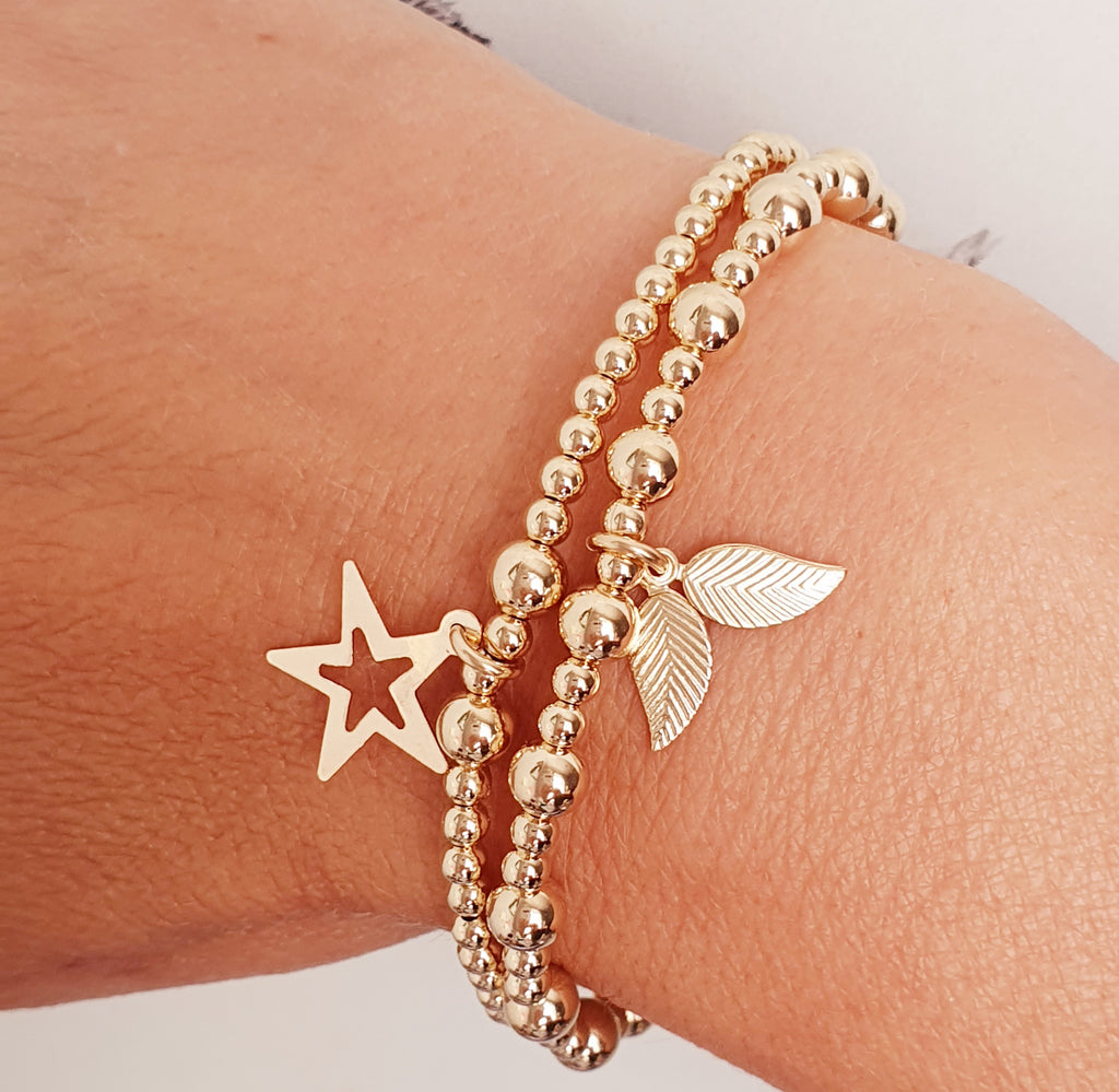 Gold Leaf & Star Stack