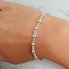 Sterling Silver Mixed Beaded Bracelet