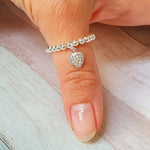 Silver Sparkle Cz Ring