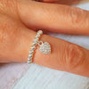 Silver Sparkle Cz Ring