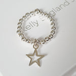 925 Silver Shining Star Ring