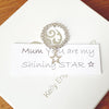 Mum 925 Silver Shining Star Ring