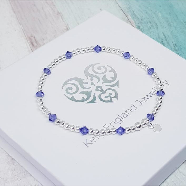 Tanzanite Crystal Bracelet