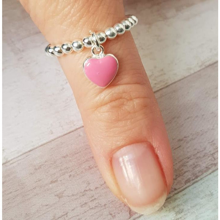 Pink Heart Ring